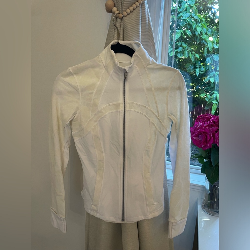 Lululemon Athletica White Utility Jacket